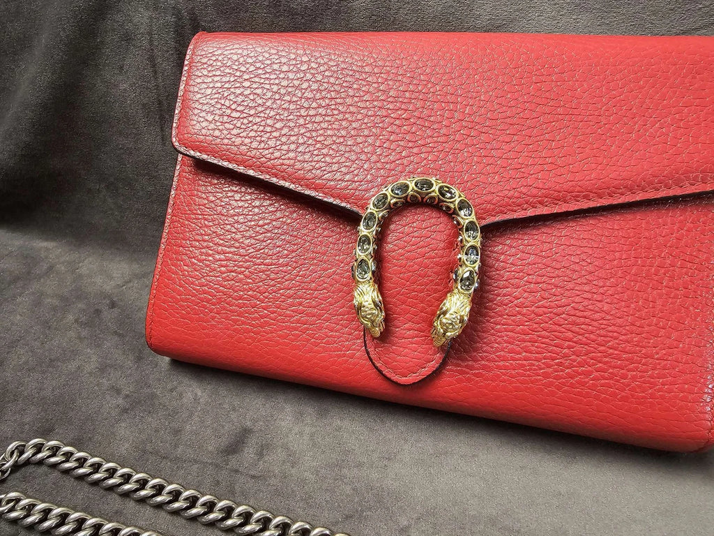 GUCCI Red WOC Shoulder Crossbody Bag For Women