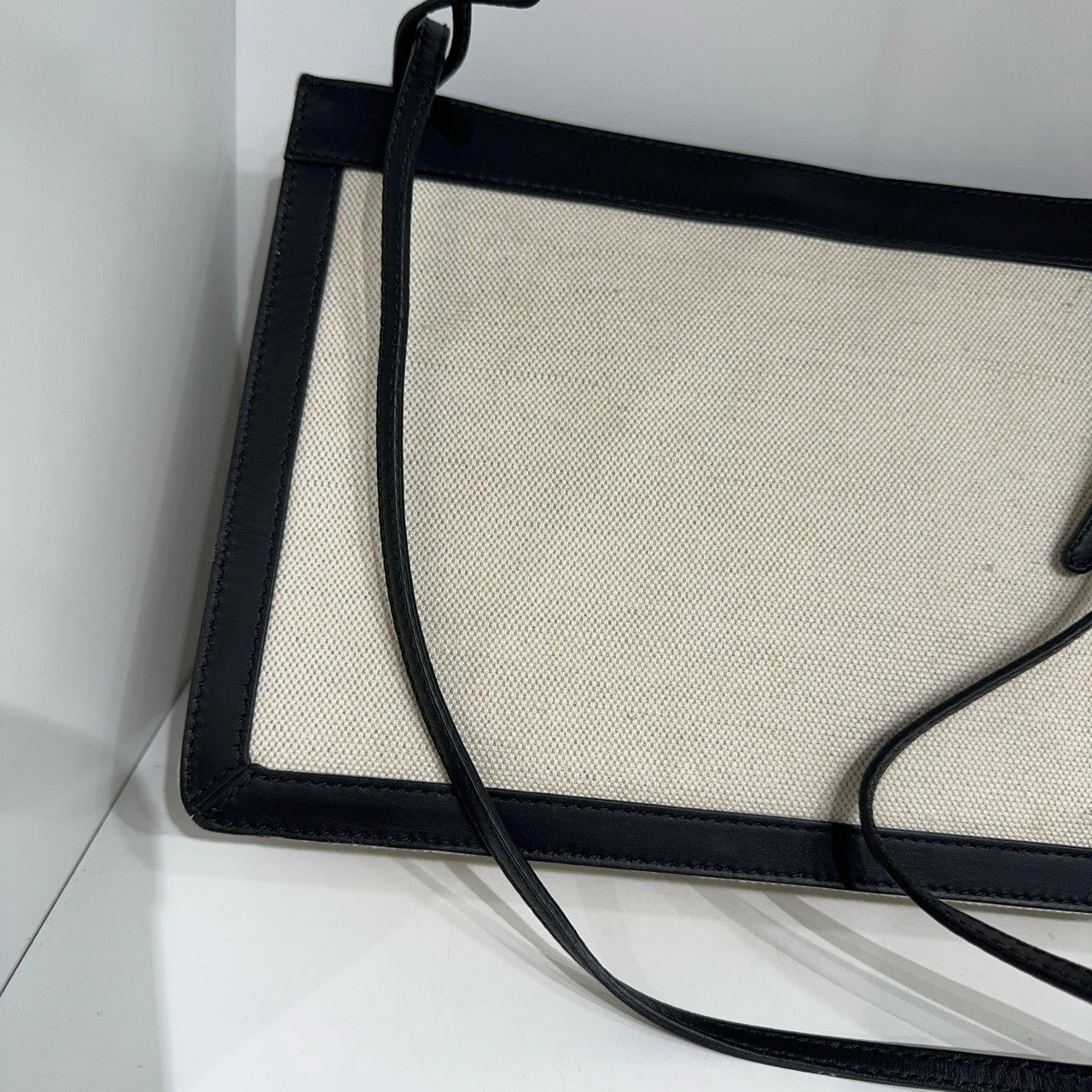 Balenciaga Pochette Medium White Canvas Shoulder Crossbody Bag For Women