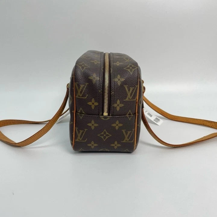 Louis Vuitton Vintage Canvas Open Mouth Box Handbag For Women