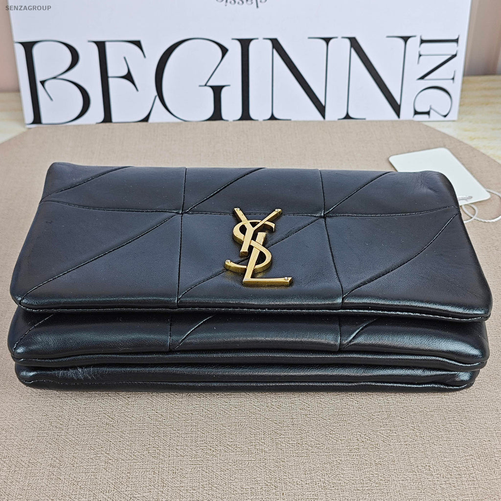 Saint Laurent Jamie Black Gold Lambskin Chain Shoulder Crossbody Bag Classic