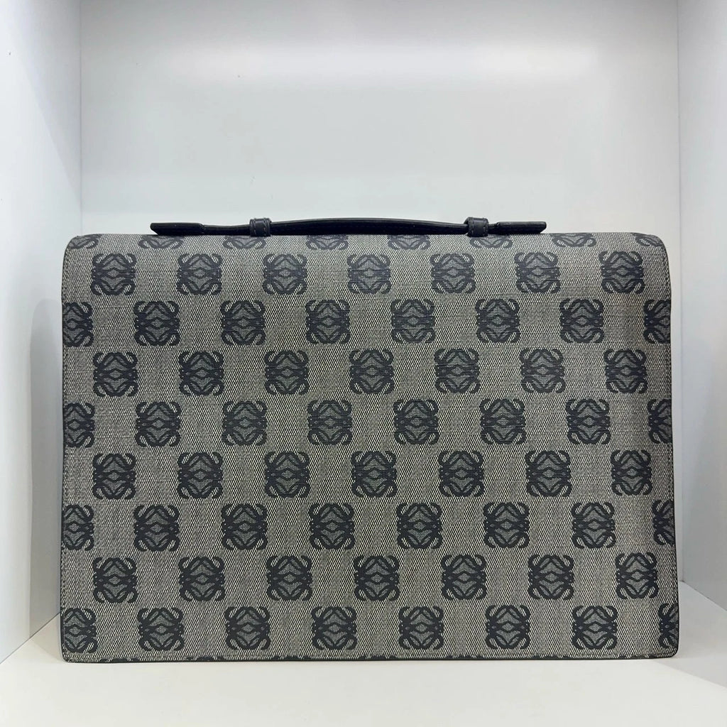 LOEWE Monogram Top Handle Handbag Briefcase For Women
