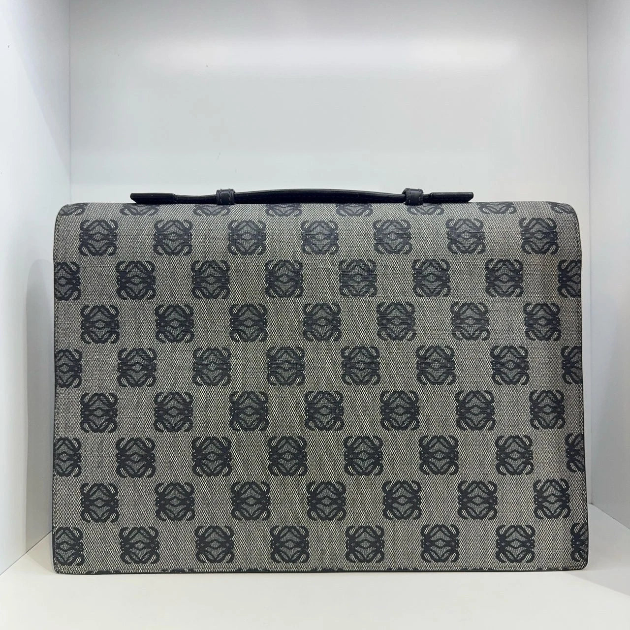 LOEWE Monogram Top Handle Handbag Briefcase For Women