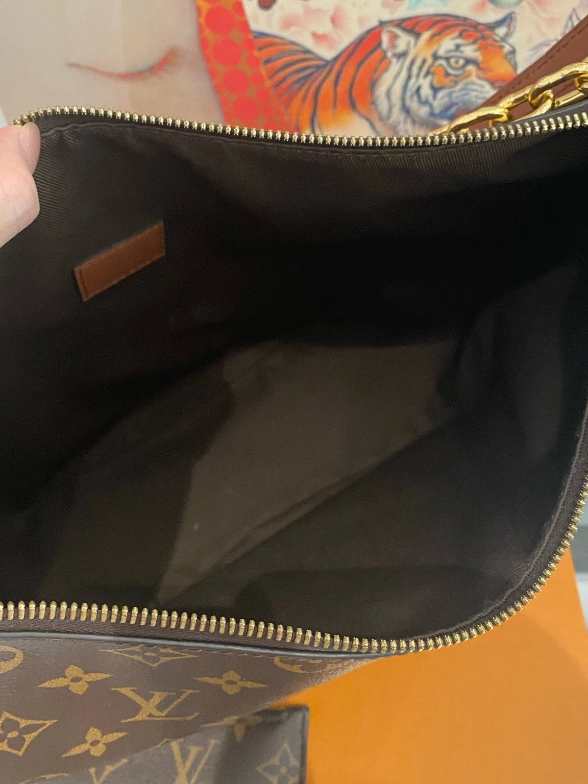 Louis Vuitton Loop Monogram Canvas Shoulder Bag Excellent
