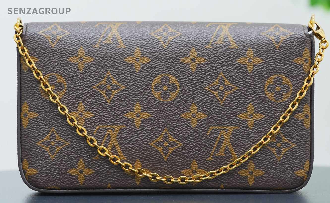 Louis Vuitton POCHETTE FÉLICIE Canvas coating Monogram Shoulder bag Chain Women