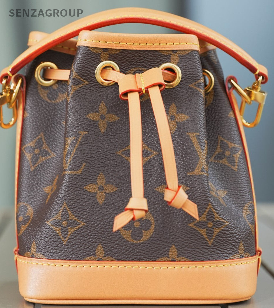 Louis Vuitton Monogram Coated Canvas Nano Noe  Crossbody Bag Almost Brand NEW