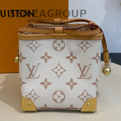 Louis Vuitton Monogram Noe Purse Chain Shoulder Bag White Classic Women