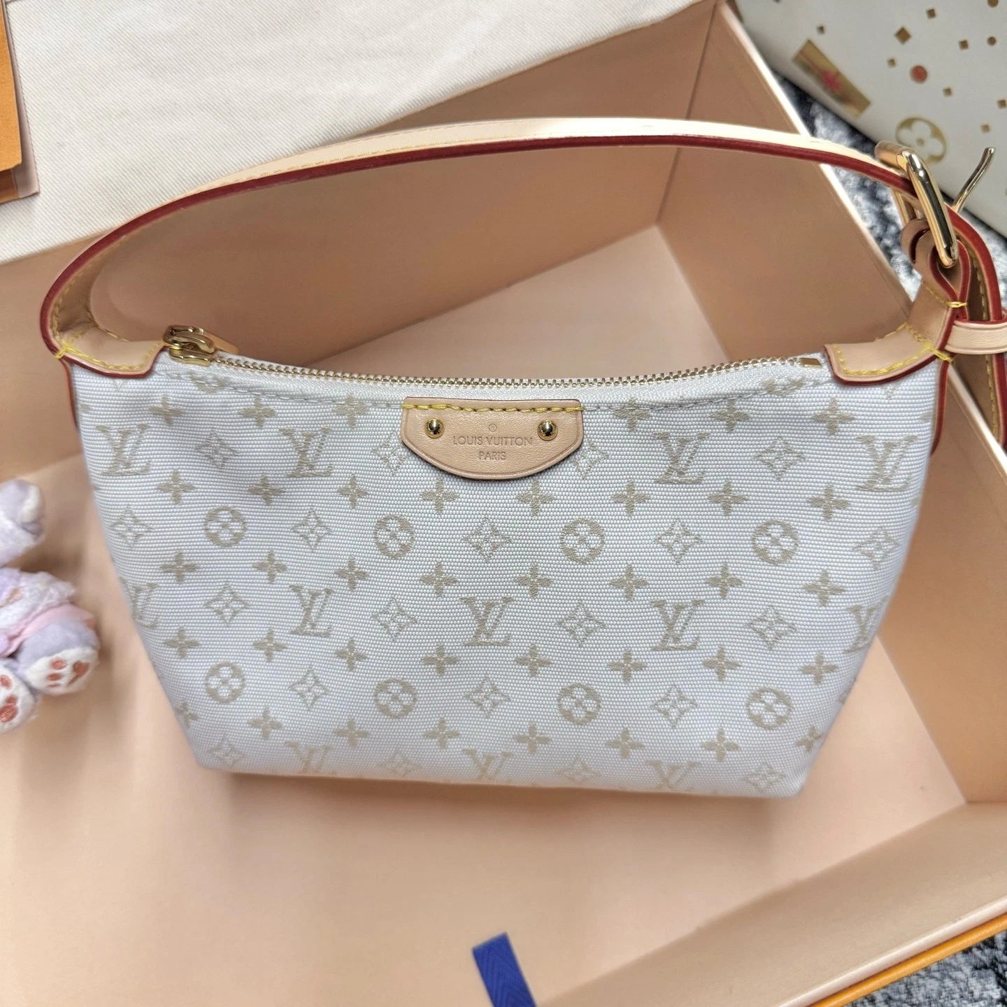 Louis Vuitton Canvas Dune Lunch Top Handle Bag For Women