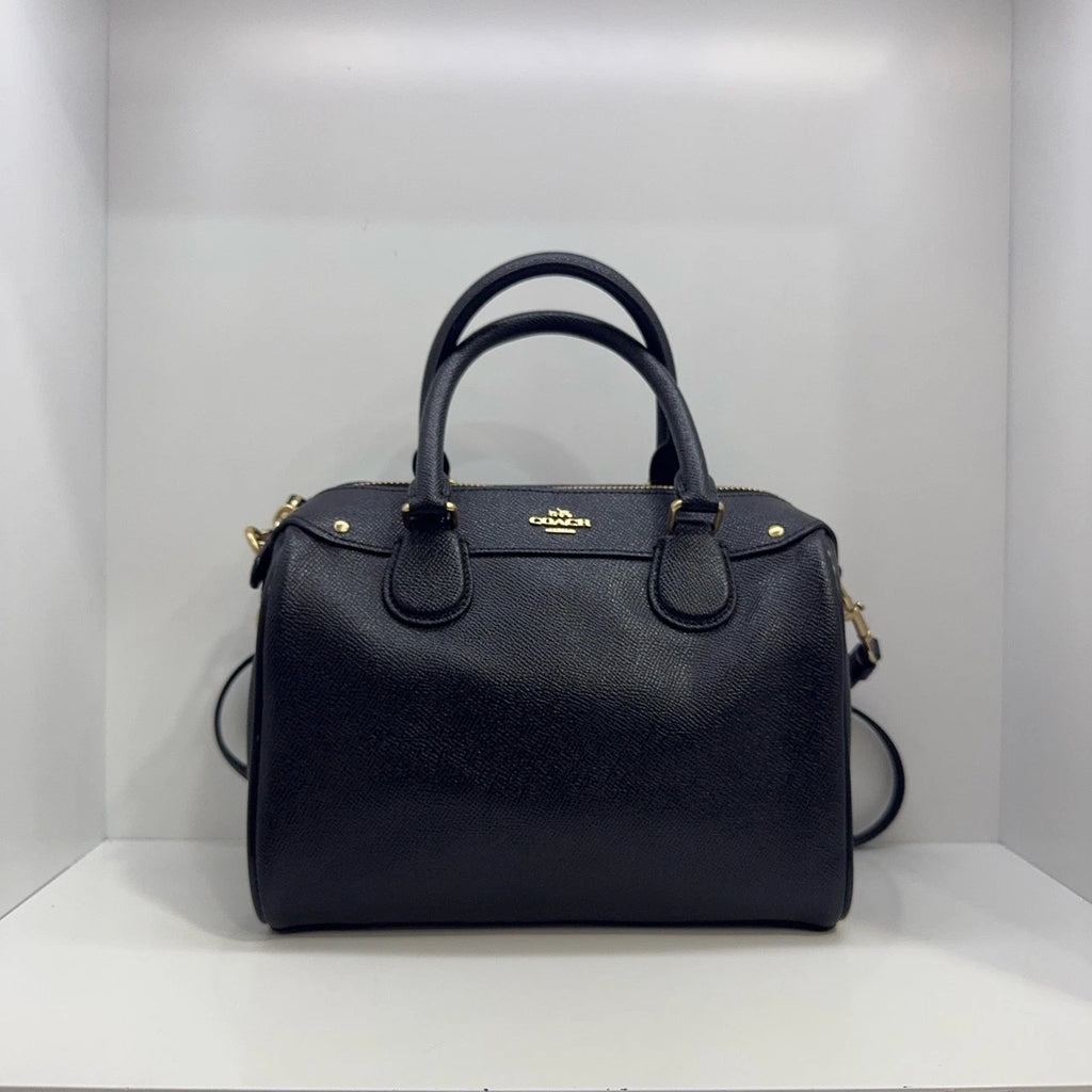 Coach Bennett 23 Black Boston Handbag Shoulder Crossbody Women