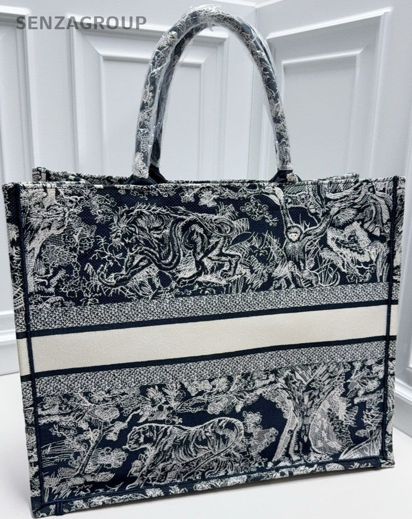 Christian Dior BOOK Classic Zoo Series tote Shoulder bag Almost Brand NEW