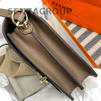 Hermès Brown Gold Shoulder Crossbody Bag Women Classic Fashion