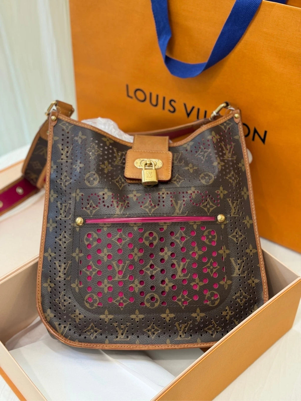 Louis Vuitton Cut Out Monogram Canvas Crossbody For Women