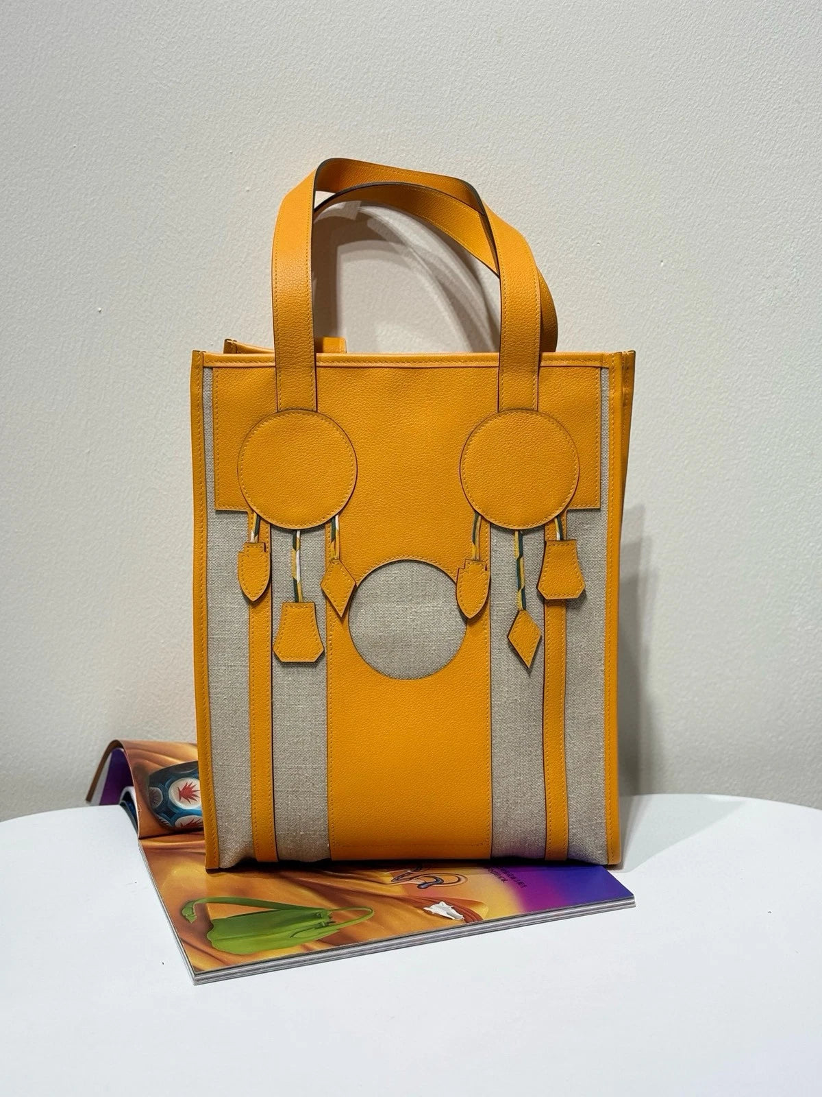 Hermes Petit H Dream Catcher Bell Tote Shoulder Handbag For Women