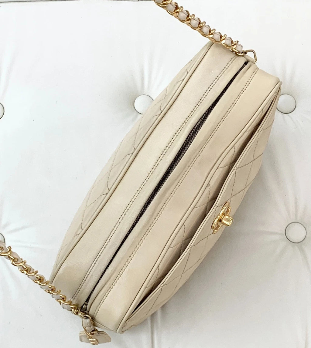 Chanel Lambskin 2Ways Shoulder Bag Crossbody Bag Women S