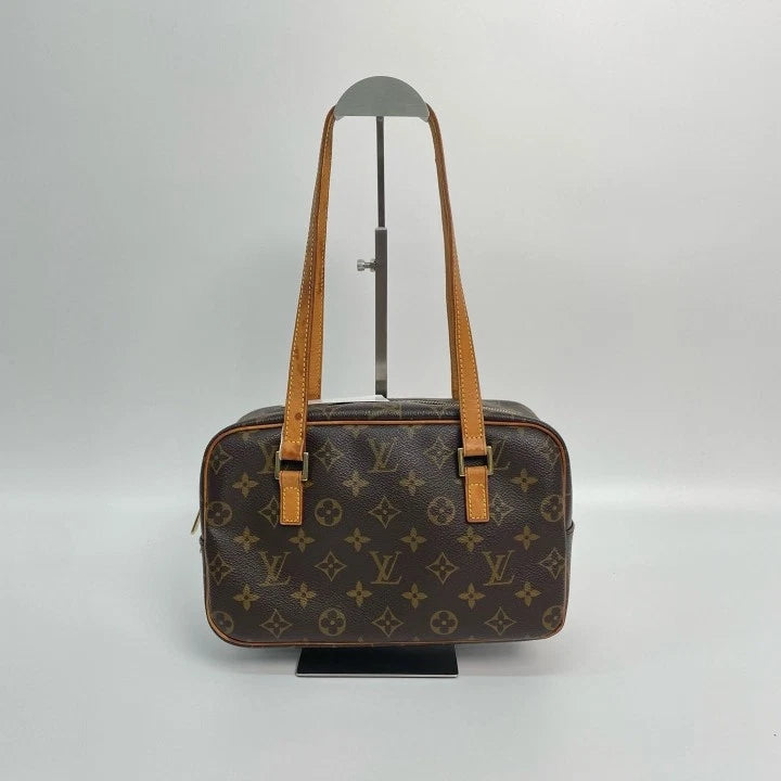 Louis Vuitton Vintage Canvas Open Mouth Box Handbag For Women