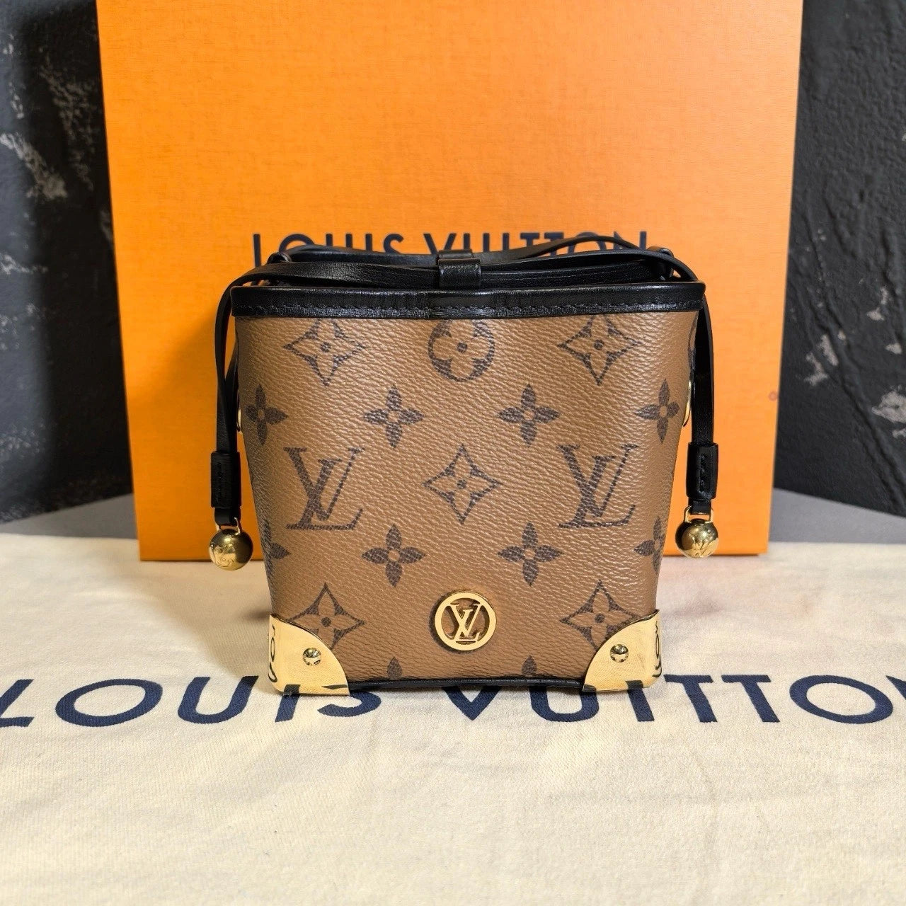 Louis Vuitton Brown Leather Crossbody Bag For Women