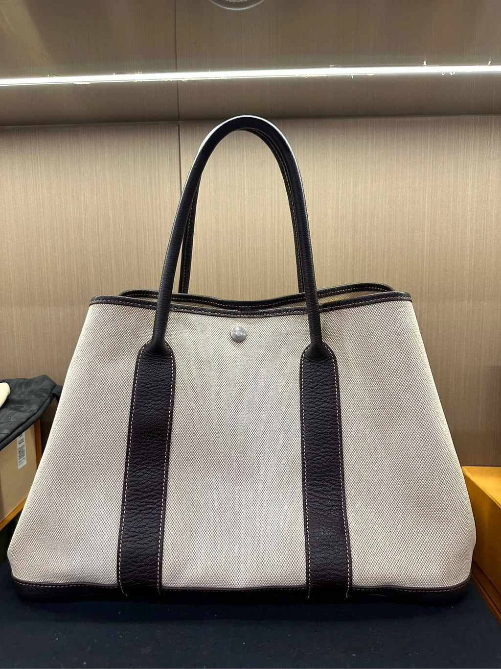 Authentic Hermes Garden Party 36 T Stamp Tote Bag For Women