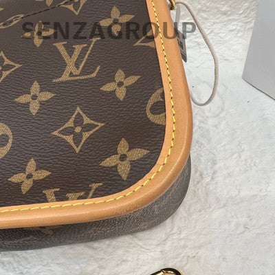 Louis Vuitton Monogram Fendi Baguette Shoulder Crossbody Bag Brown Gold
