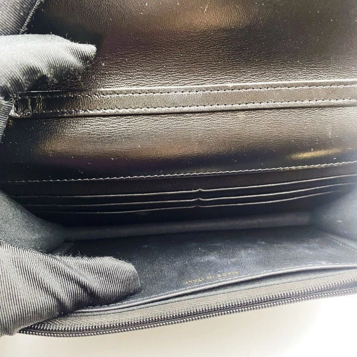Chanel Leather WOC Crossbody Shoulder Bag For Women