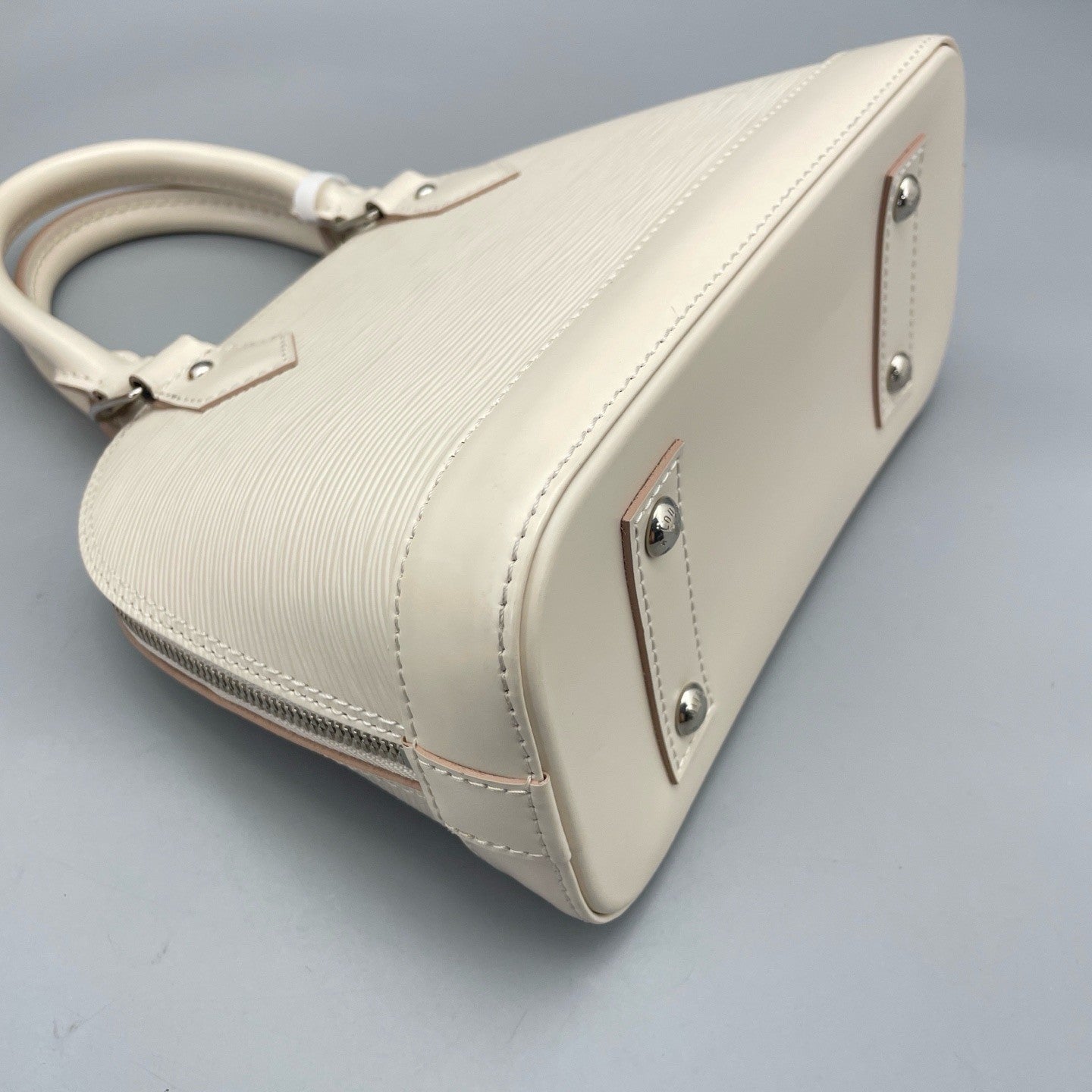Louis Vuitton Alma bb Water ripples Top Handle 2way Shoulder Handbag White