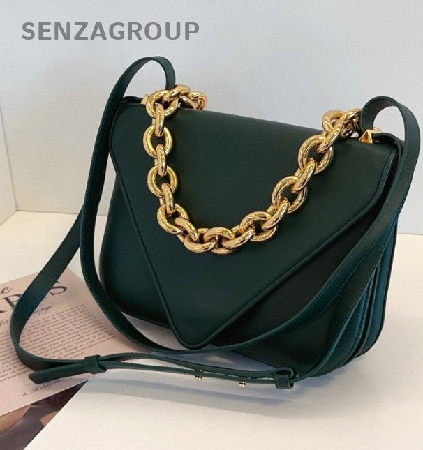 BOTTEGA VENETA Mount Envelope Shoulder Crossbody Bag Women Green