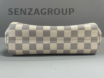 Louis Vuitton Damier Ebene Canvas Pochette Metis Messenger Bag Gold