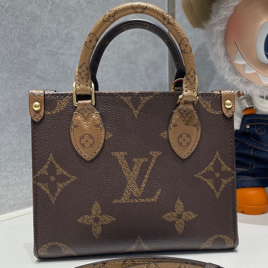 Louis Vuitton Onthego MM Monogram Tote Bag - Mini Crossbody Shoulder Bag