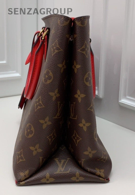 Louis Vuitton flower tote Monogram Shoulder Crossbody Bag Brown Almost Brand New