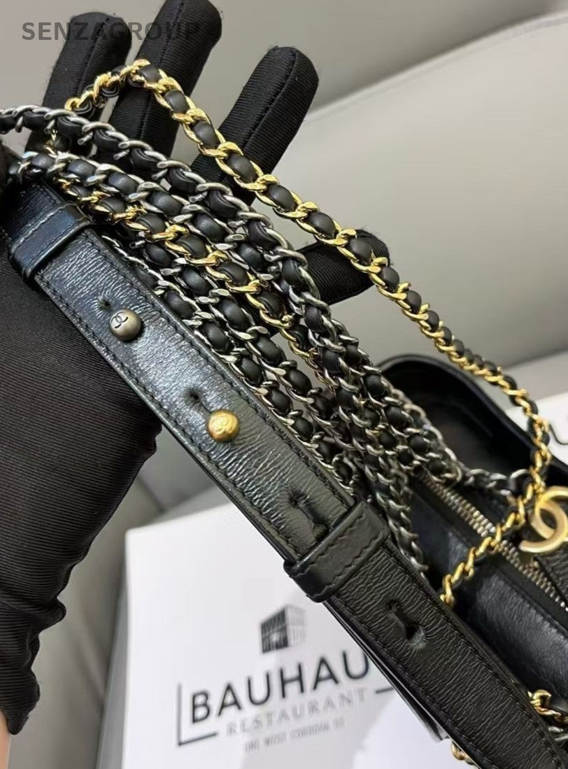 Chanel Gabrielle PM Shoulder Crossbody Bag Women Black