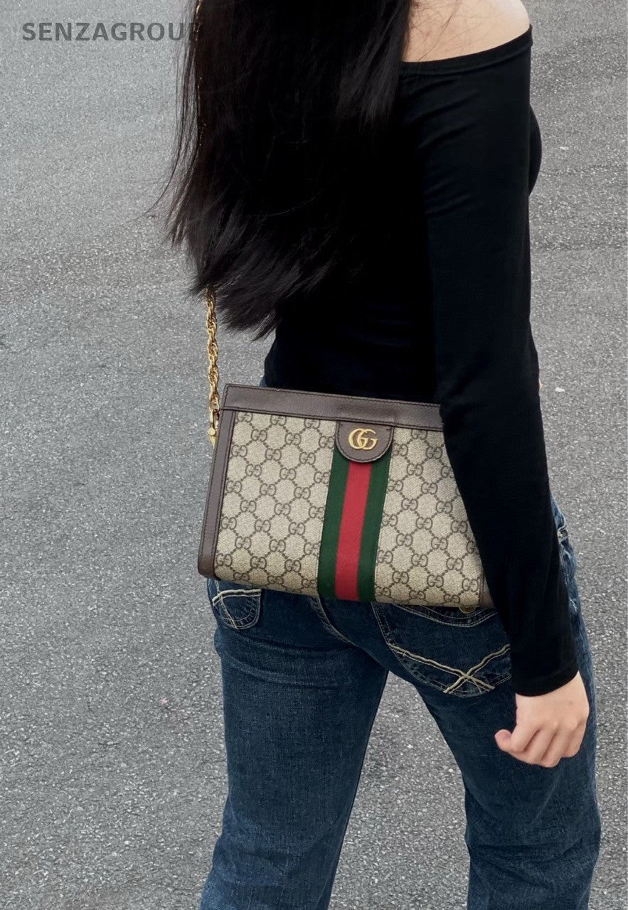 GUCCI Ophidia op Classic Monogram Shoulder Handbag Crossbody