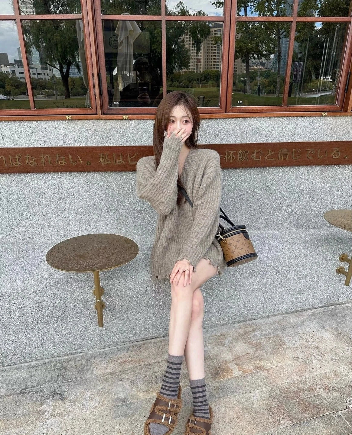 Pre-owned Louis Vuitton Canvas Bucket Bag For Women