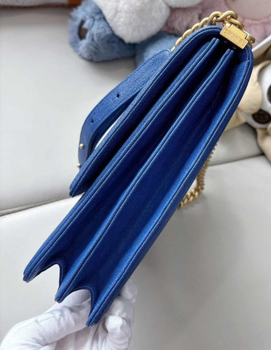 Louis Vuitton Leboy Vertical version Chain Shoulder bag Klein blue Women Gold
