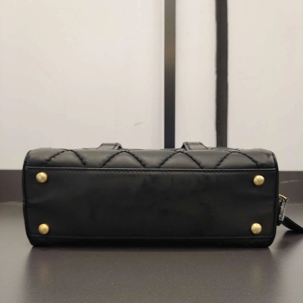 CHANEL Mini Bowling Boston Handbag For Women