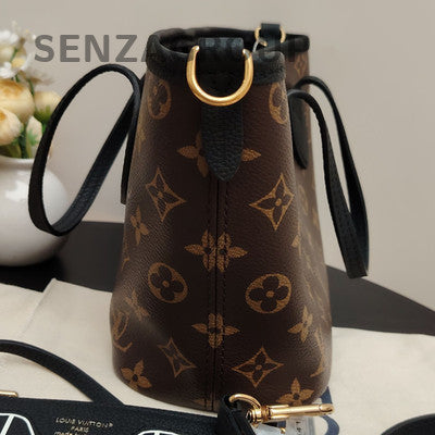 Louis Vuitton Neverfull BB Monogram Tote Shoulder Bag Women Classic