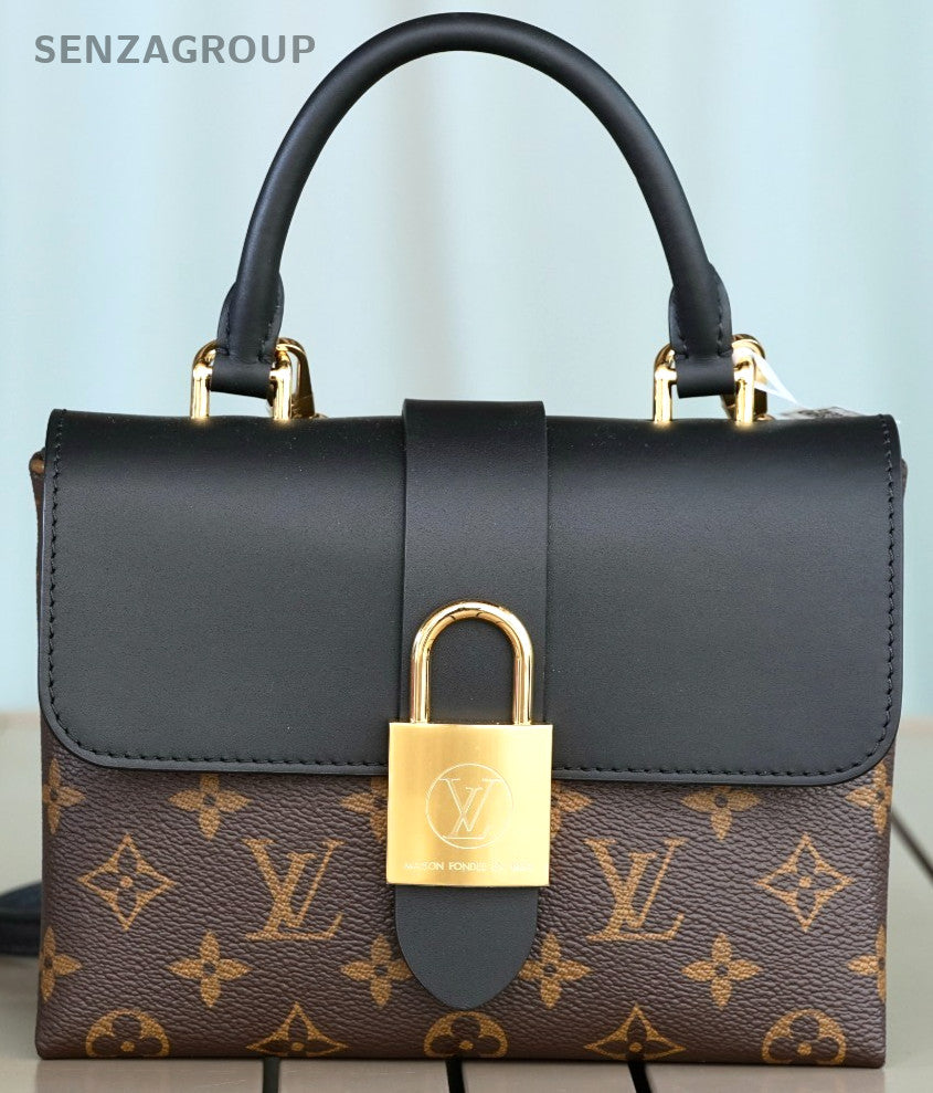 Louis Vuitton Monogram Locky BB Top handle handbag Crossbody almost Brand NEW