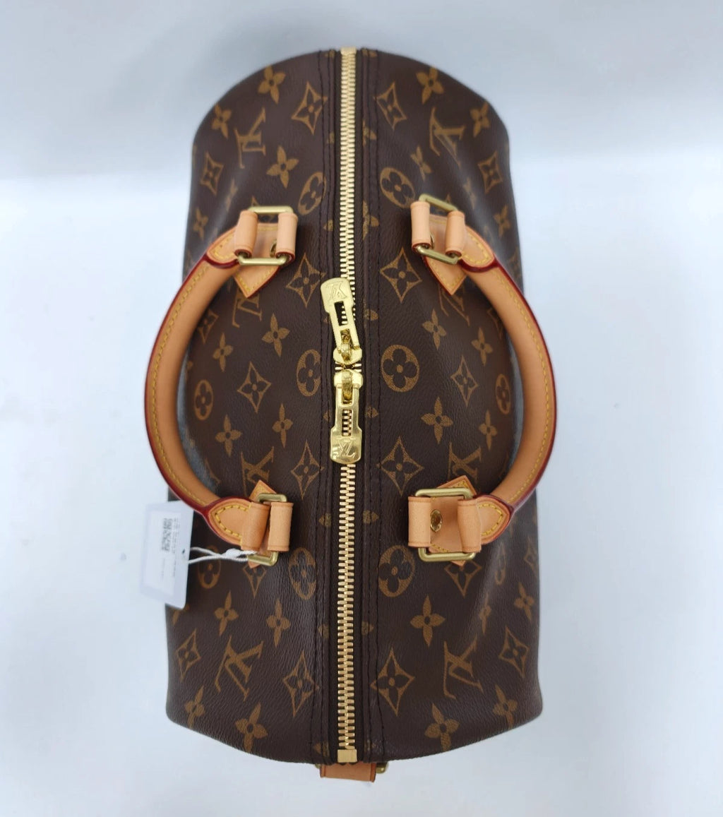 Louis Vuitton Speedy30 Monogram Handbag 2-Way Shoulder Bag Crossbody Excellent