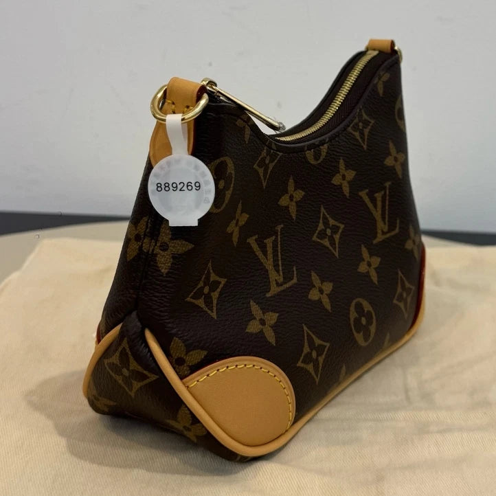Louis Vuitton Boulogne Monogram Canvas Shoulder Bag Excellent