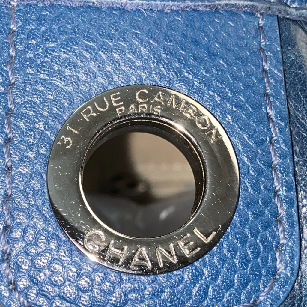 CHANEL Blue Beach Tote Bag For Women