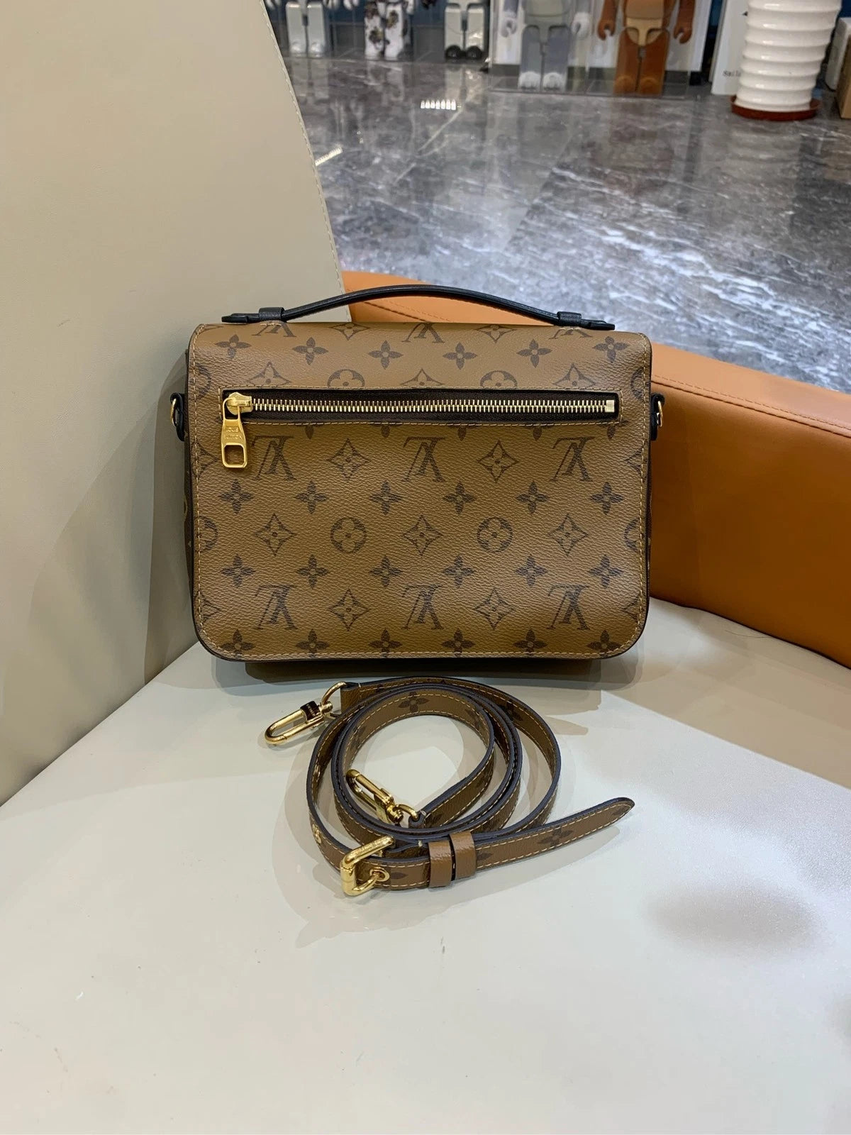 Louis Vuitton Canvas Colorblock Messenger Bag For Women