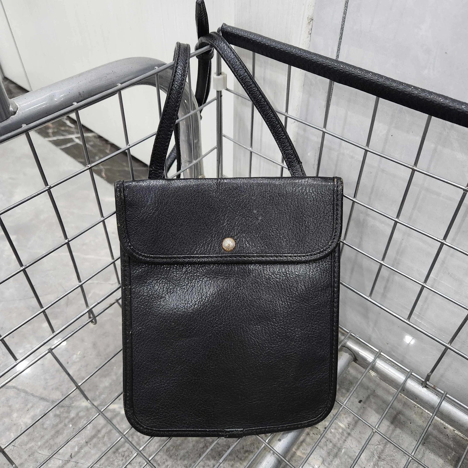 Loewe Vintage Black Shoulder Crossbody Phone Bag For Women