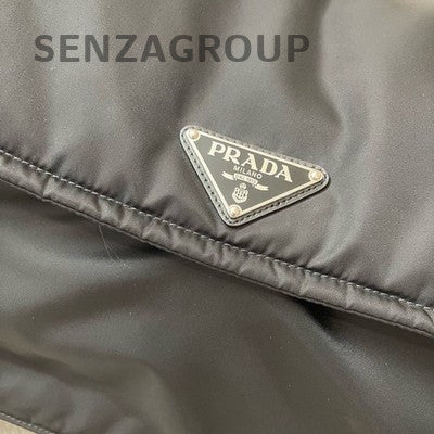 Prada Messenger Crossbody Bag Black Unisex Classic