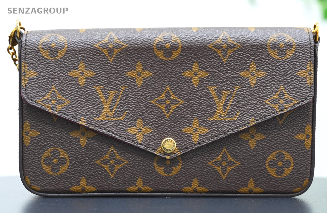 Louis Vuitton POCHETTE FÉLICIE Canvas coating Monogram Shoulder bag Chain Women