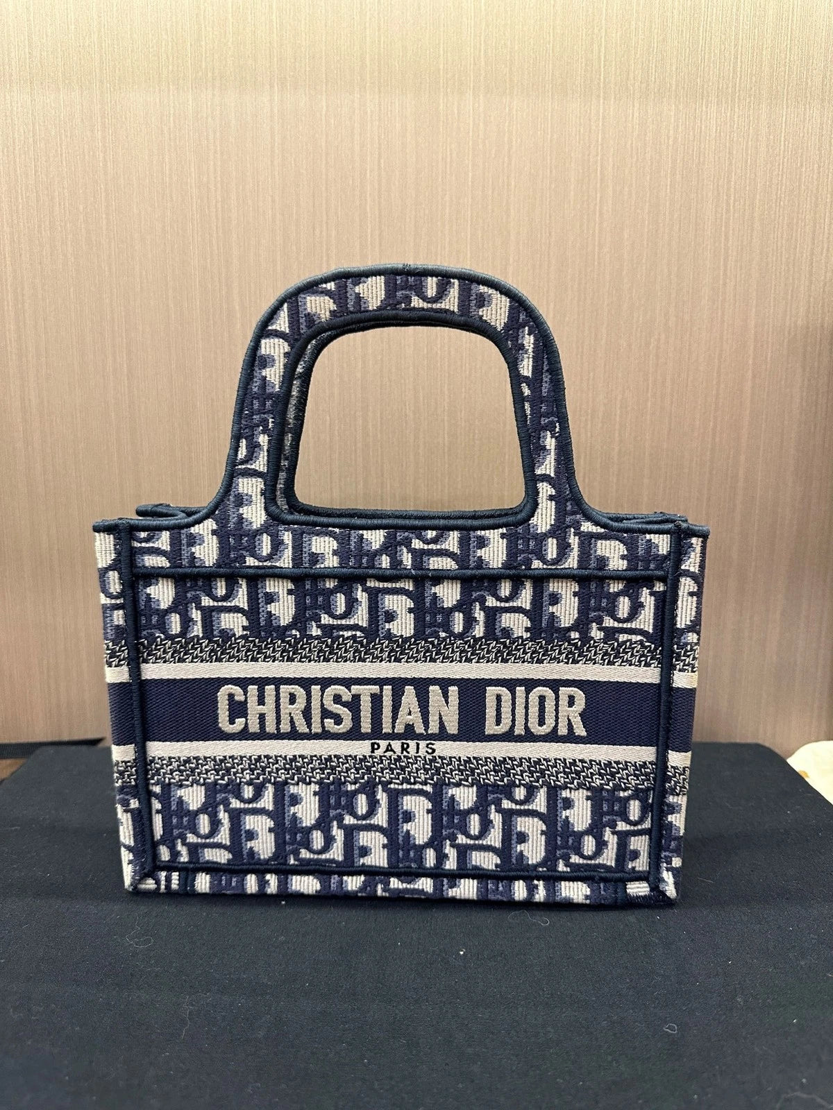 Dior Canvas Mini Tote Bag For Women Pre-owned