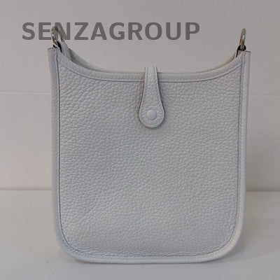 Hermes Evelyne Mini Bag Silver White - Classic Women Shoulder Crossbody Bag