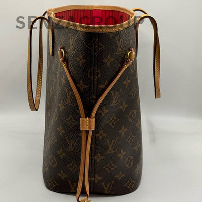 Louis Vuitton Neverfull MM Monogram Brown Gold Women's Classic Bag