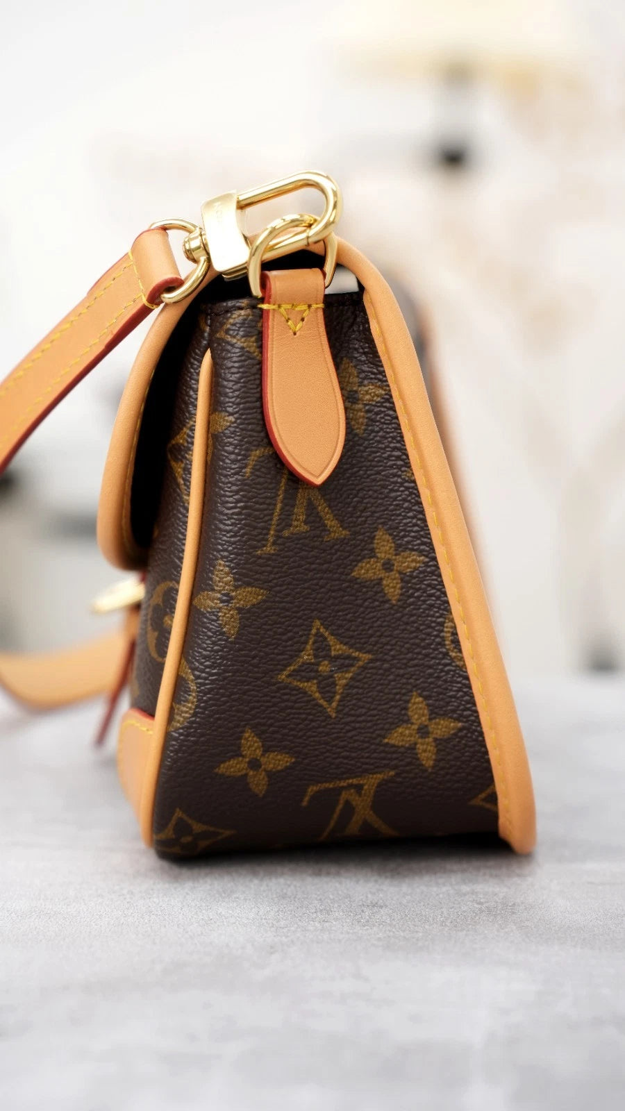 Louis Vuitton Diane Monogram Shoulder Bag Crossbody Excellent