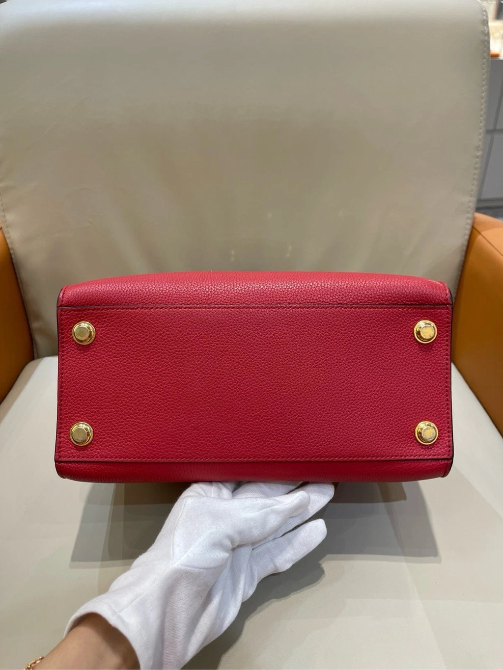 Louis Vuitton City Steamer Small Grain Leather Handbag For Women