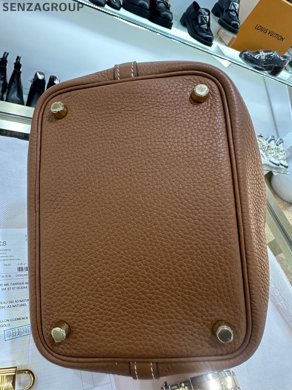 Hermès Picotin 18 Bag Brown Gold Hardware TC Leather Tote Shoulder Bag