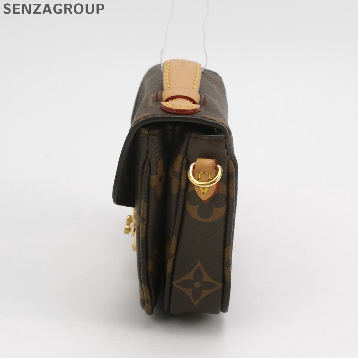 Louis Vuitton Micro Métis Pochette Monogram Chain Crossbody Bag for Women