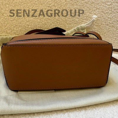 Loewe Puzzle Mini Bag in Caramel Calfskin Leather - Shoulder Crossbody