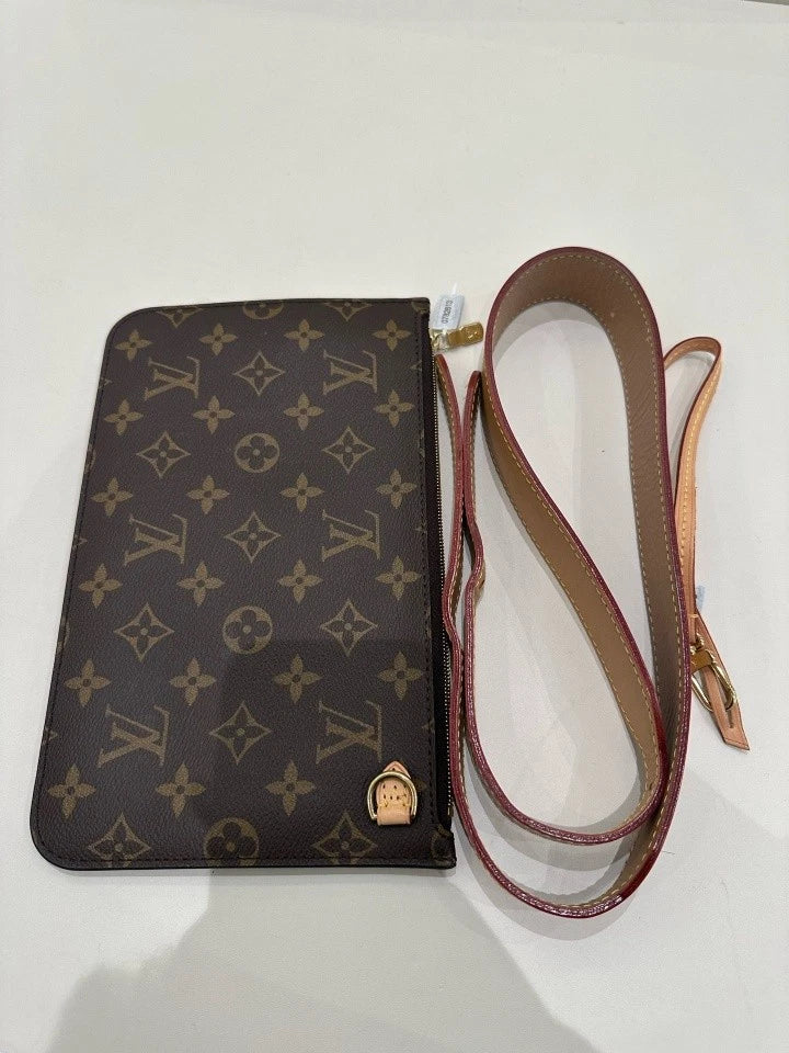 Louis Vuitton Carryall PM Canvas Tote Shoulder Bag For Women